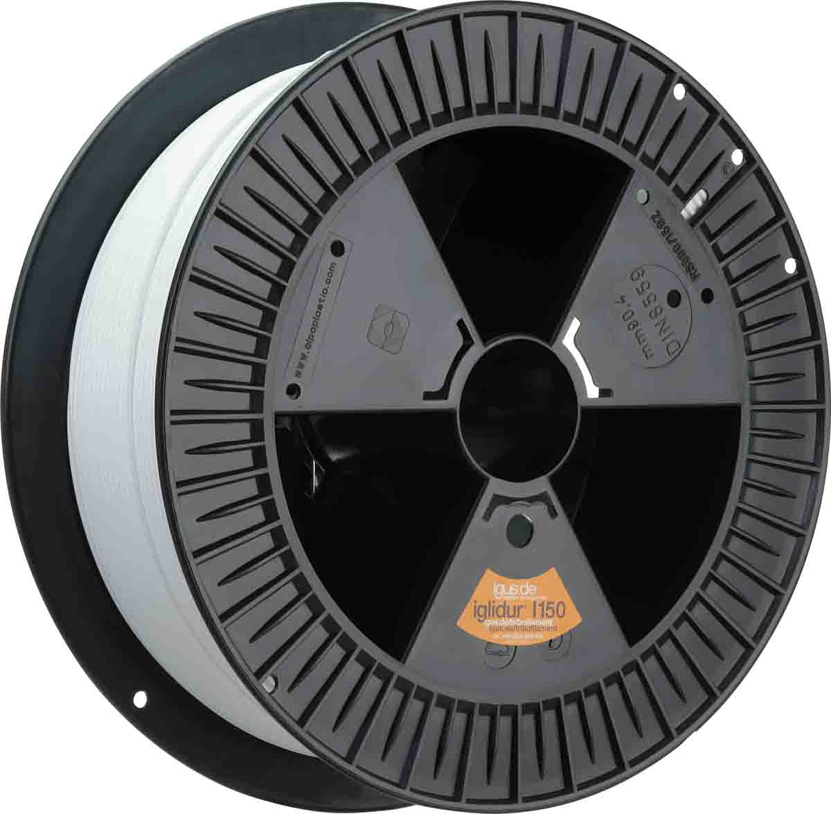 I150PF03008000 Igus 2.85mm White iglidur l150PF 3D Printer Filament, 8kg RS