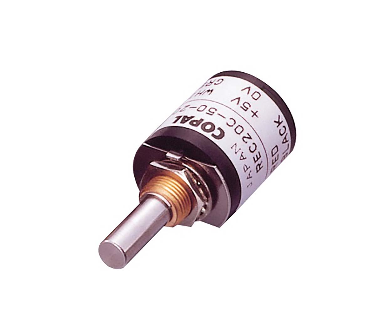 Copal Electronics 5V dc 50 Pulse Optical Encoder with a 20 mm Slotted Shaft, Panel Mount