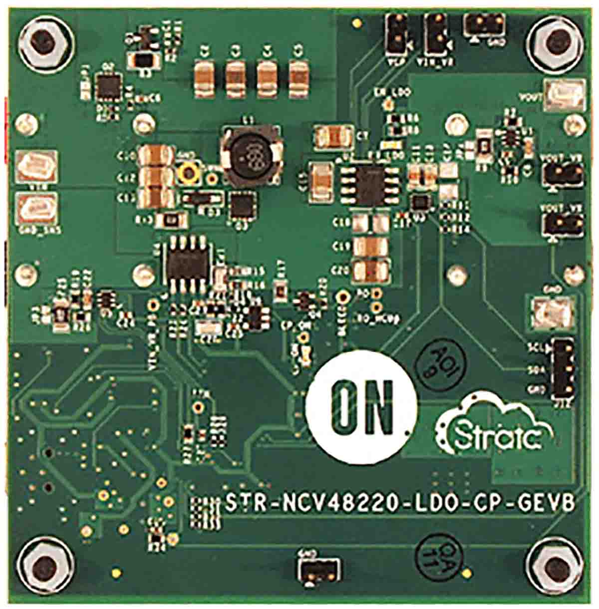onsemi STR-NCV48220-LDO-CP-GEVB Strata Enabled NCV48220 LDO Charge Pump Evaluation Board for NCV48220 for Strata to