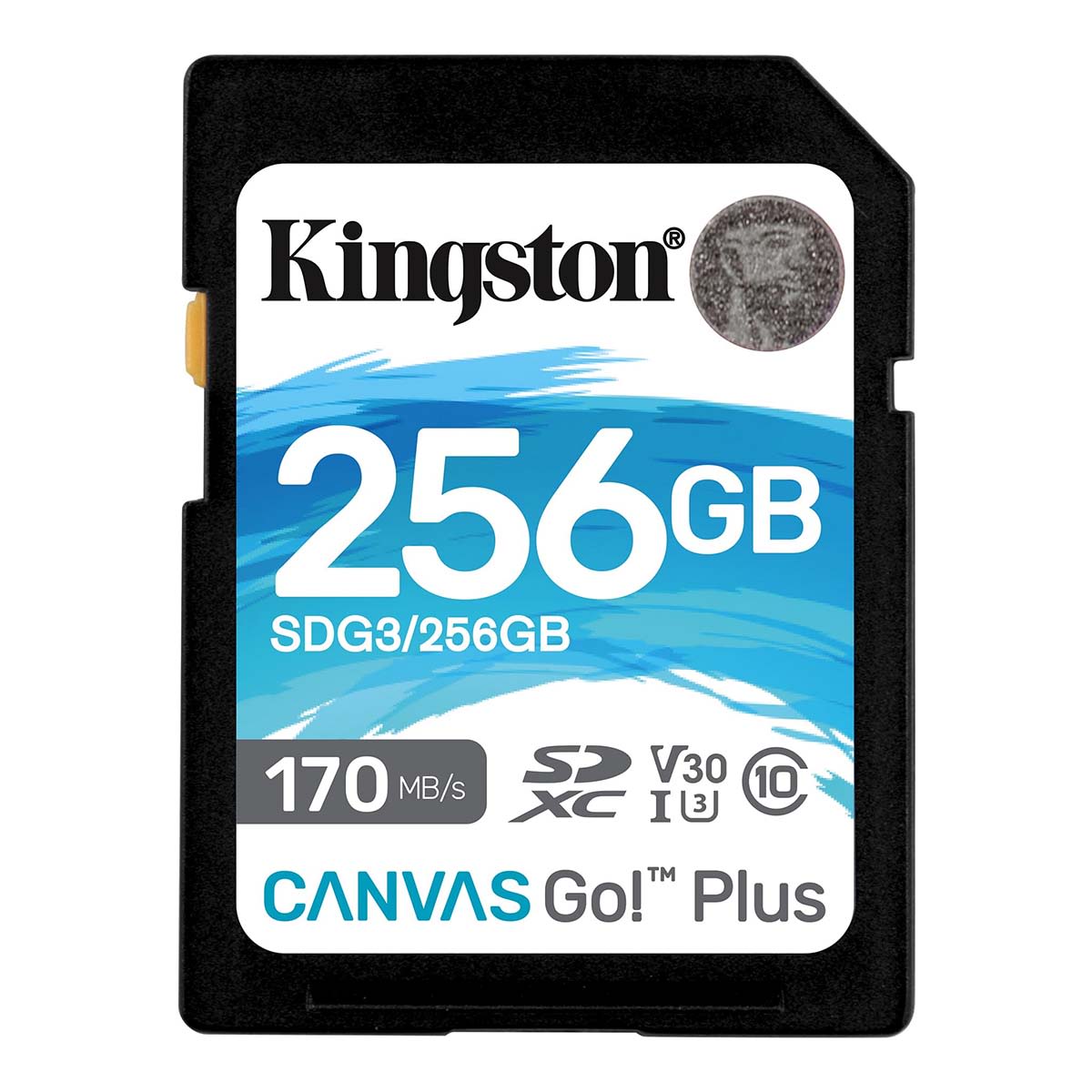 Kingston 256 GB SDXC SD Card, A2, Class 10, U3, UHS-I, V30