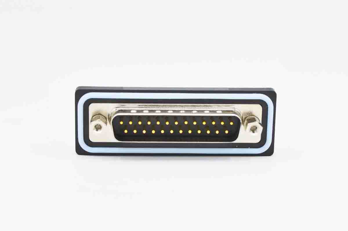 Norcomp CDFR 3 Way PCB D-sub Connector Plug, 6.85mm Pitch, with 4-40 Screw Locks
