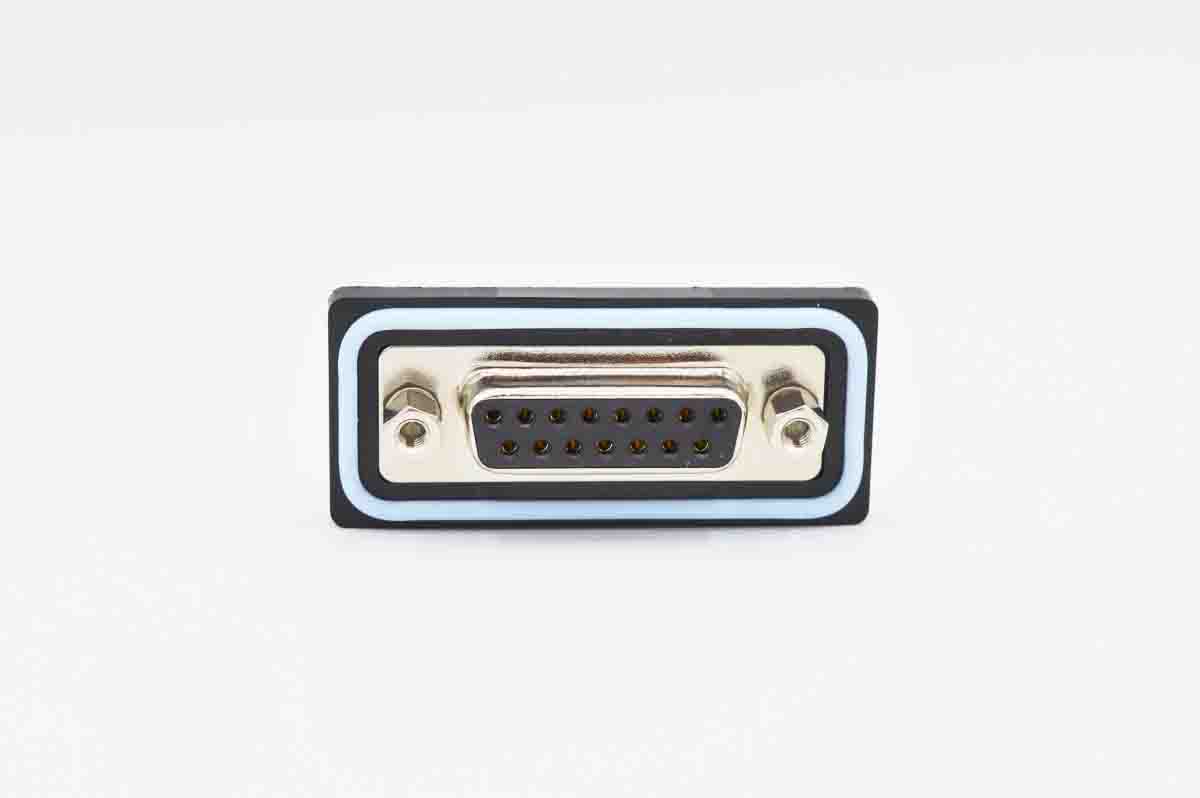 Norcomp CDFV 7 Way Vertical PCB D-sub Connector Socket, 2.77mm Pitch, with 4-40 Screw Locks