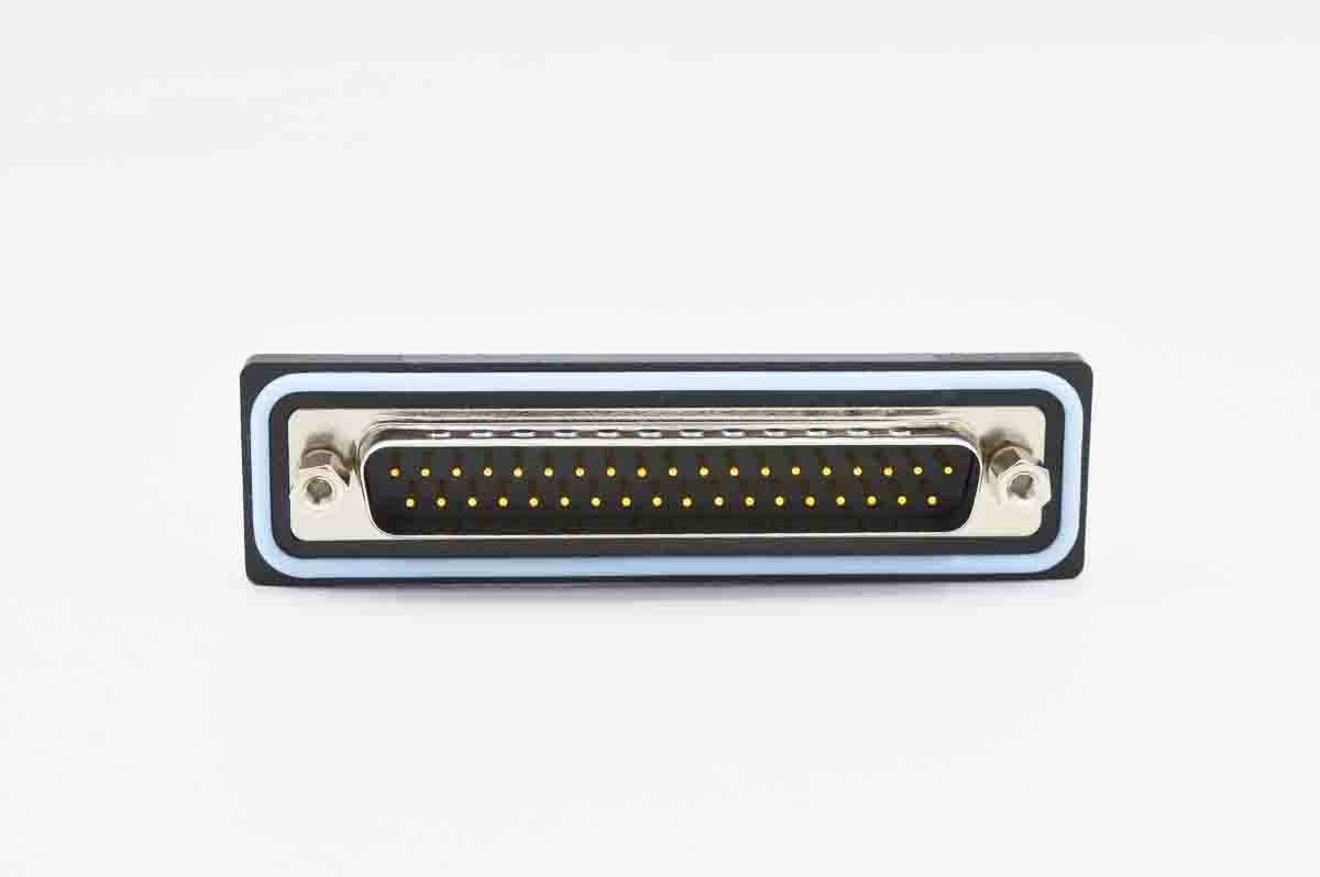 Norcomp CDFR 3 Way PCB D-sub Connector Plug, 6.85mm Pitch, with 4-40 Screw Locks