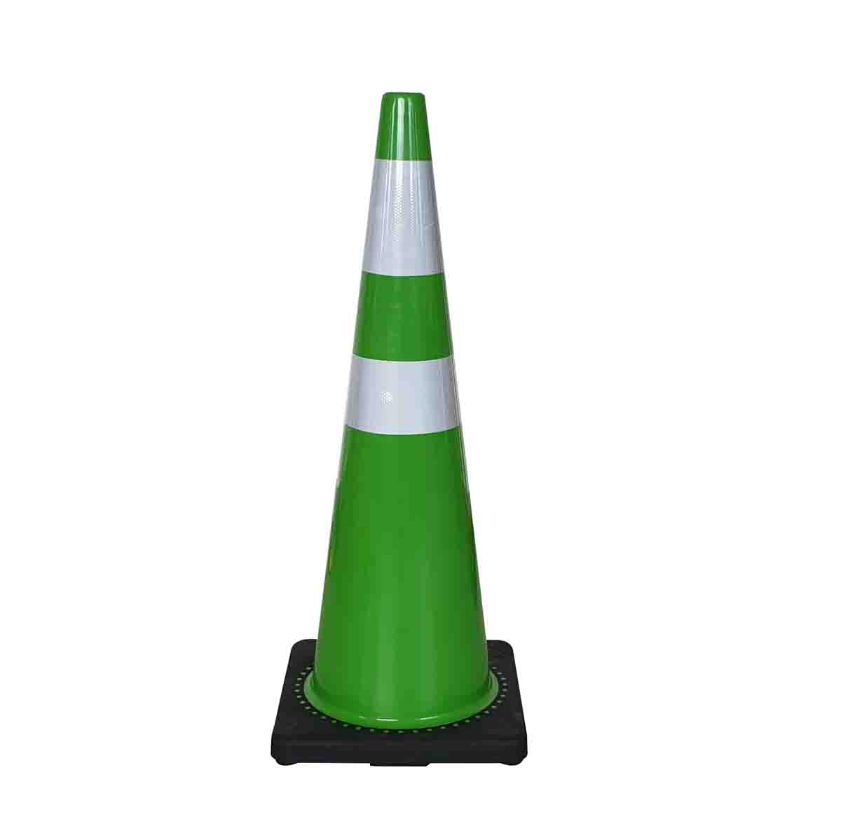 RS PRO Weighted Green 90 cm PVC Traffic & Safety Cone