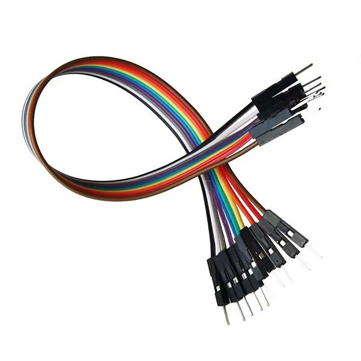 4110-40, 200mm Jumper Wire Breadboard Jumper Wire in Black, Blue, Red, White, Yellow