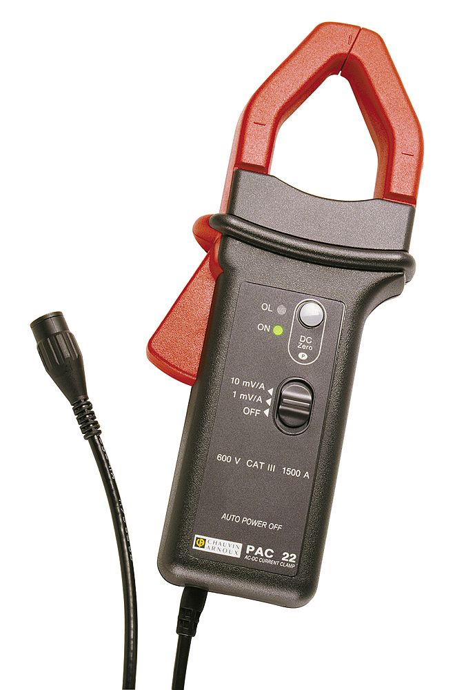 P01120073 Chauvin Arnoux PAC22 Clamp Meter, 1.4kA dc, Max Current 1kA