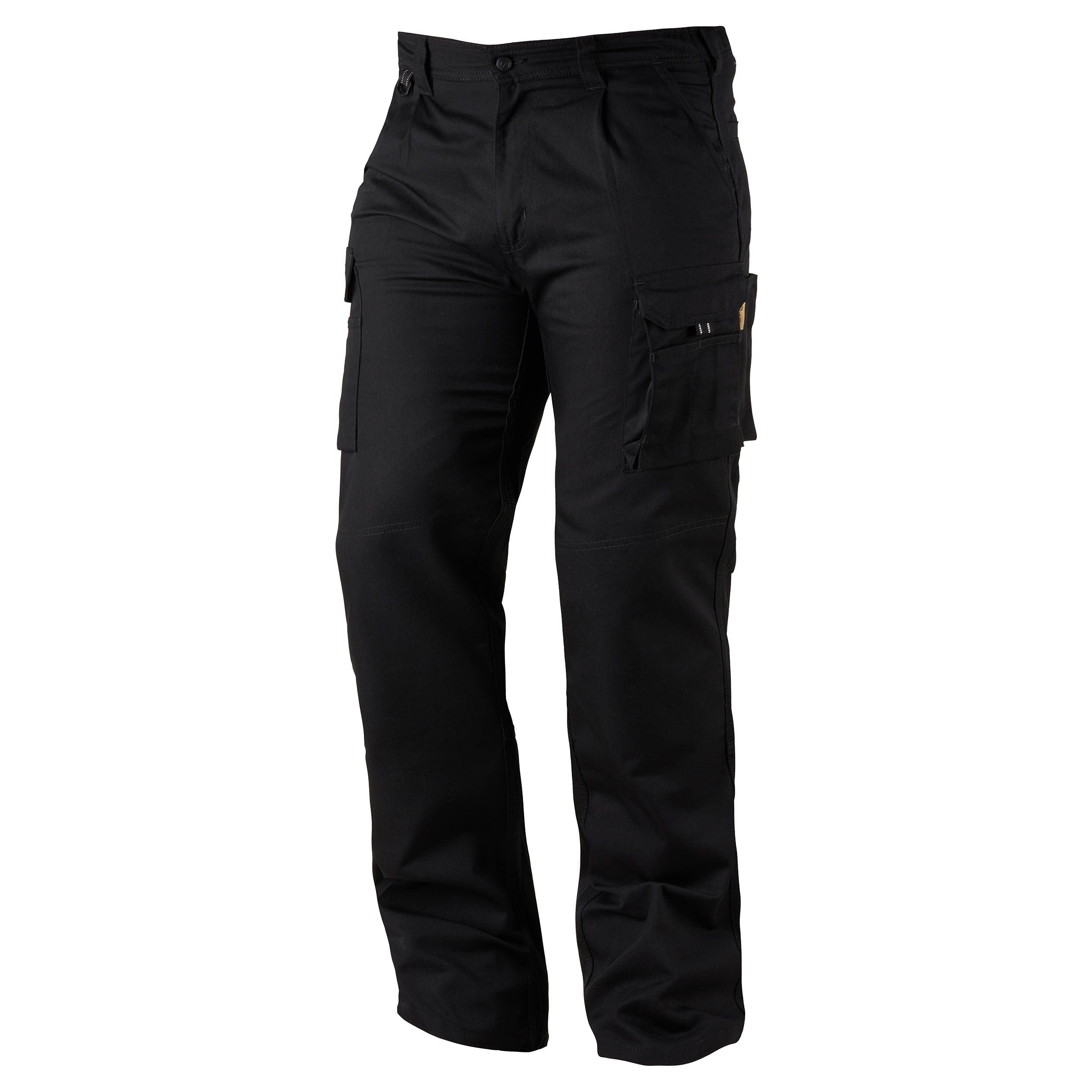 Pantalon de travail Orn Hawk EarthPro Combat Trouser, 71 → 76cm Homme, Noir en Coton, polyester recyclé,