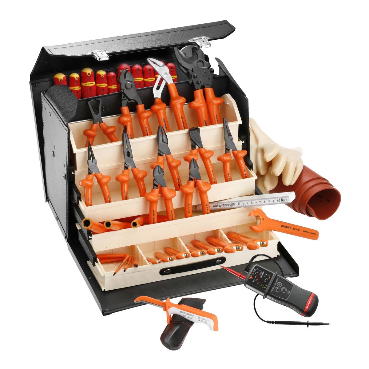 2184C.VSE 41 Piece Insulated Tool Set Tool Kit with Bag, VDE