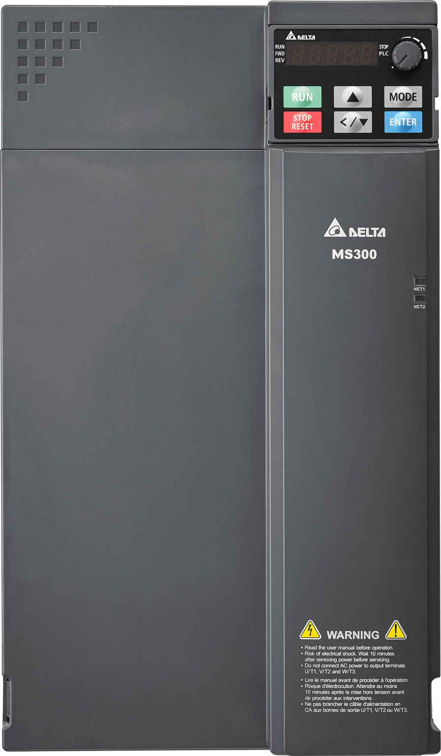 Delta Electronics VFD-MS Inverter Drive, 3-Phase In, 0 → 599Hz Out, 18 kW, 460 V, 38 A