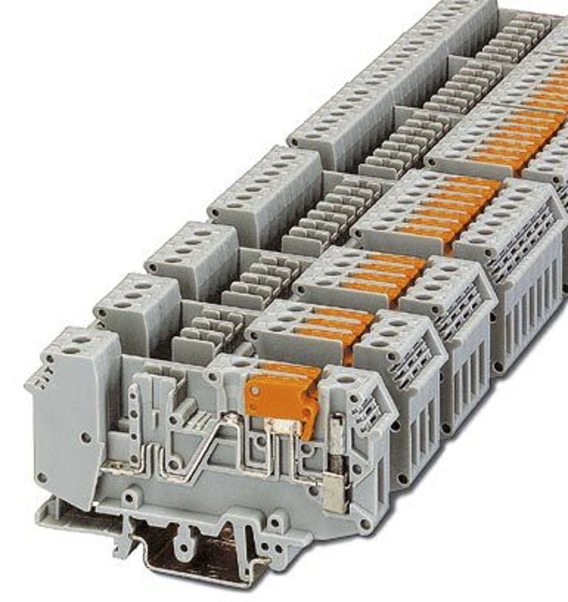 2820835 | Phoenix Contact DIN Rail Terminal Block | RS