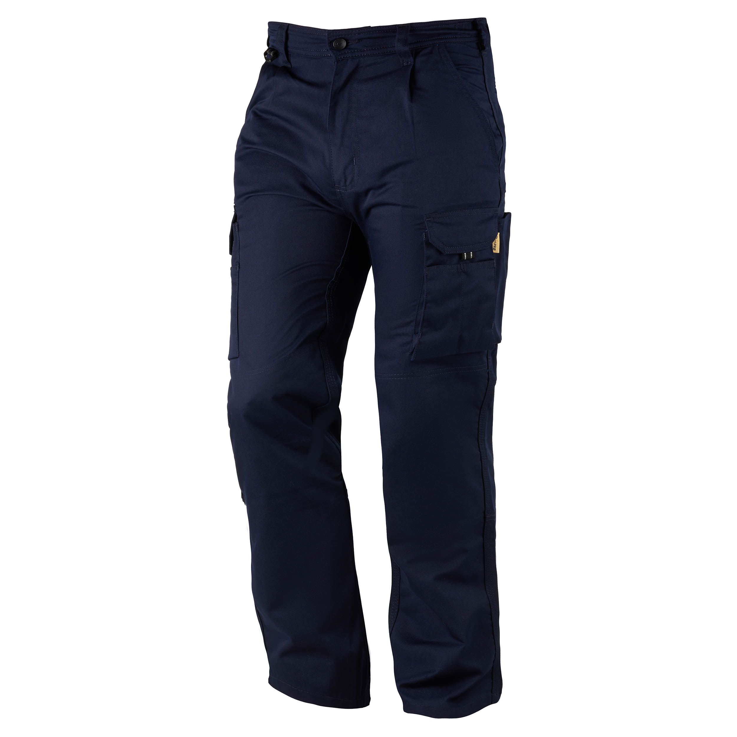 Orn Hawk EarthPro Combat Trouser Navy Men's Cotton, Recycled Polyester Trousers 40in, 99cm Waist