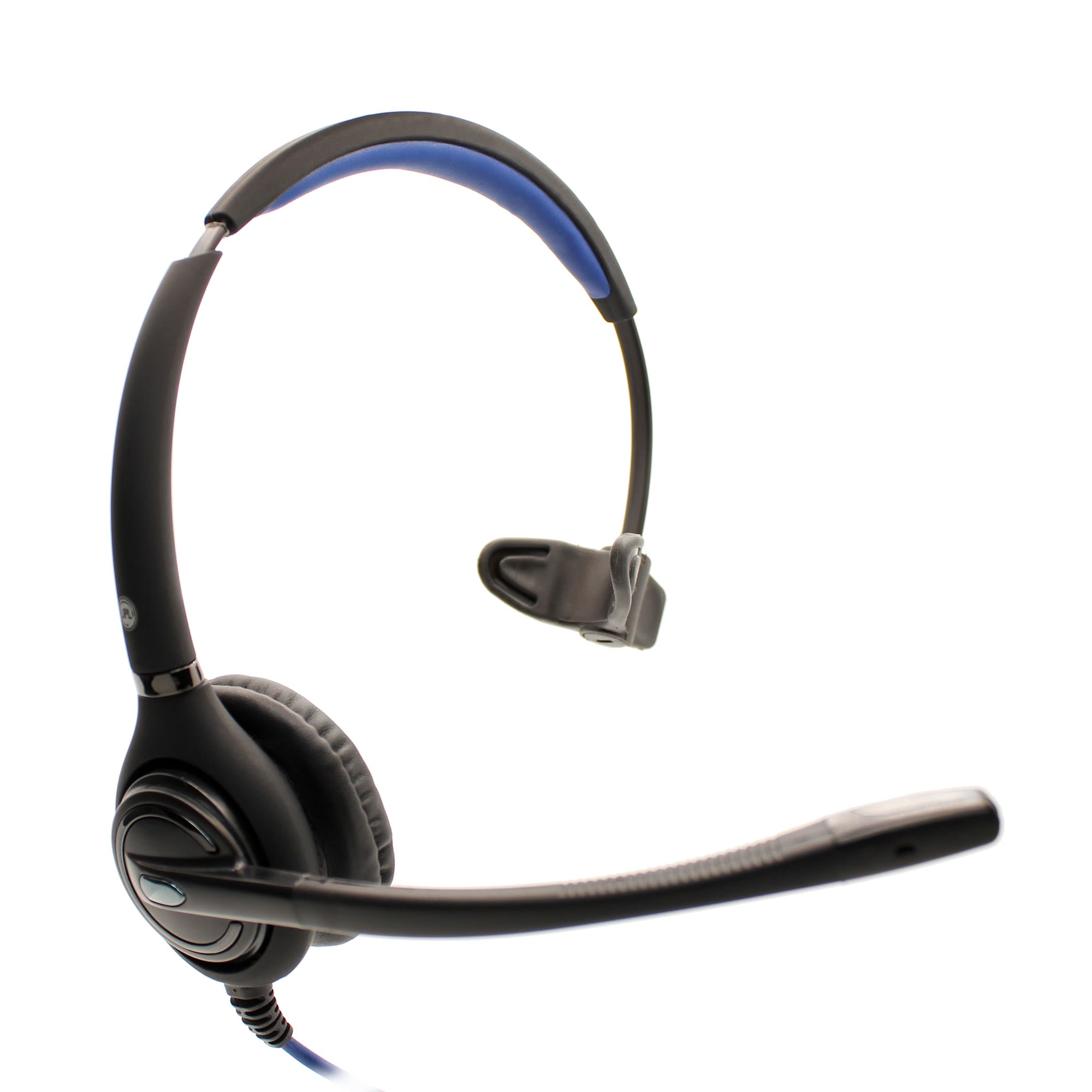JPL 501S-PM Black Wired Mono PLX QD Headset