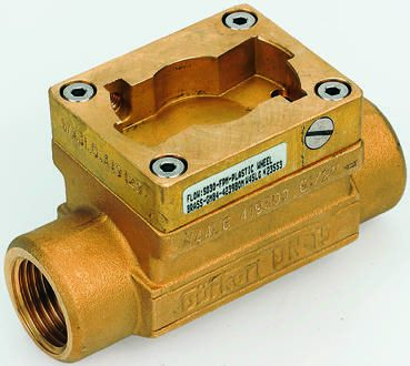 Burkert Brass Pipe Fitting, Straight Flow Adapter