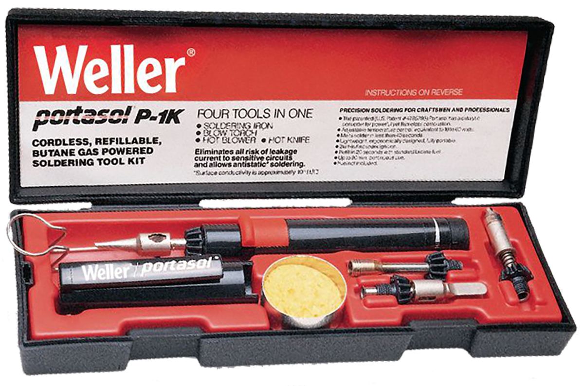 T0051608499 Weller Soldering Iron Kit For Use With Butane Gas