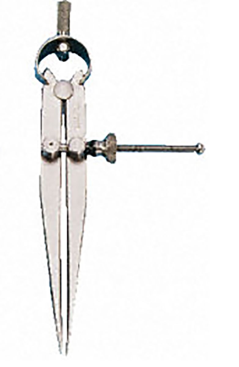 Starrett 150mm Spring Compass, Metric & Imperial