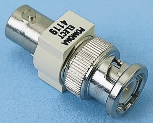 Atenuador de RF Fluke 4391-50, 50Ω, Recta, Conector Macho BNC a Conector Hembra BNC, 500MHZ