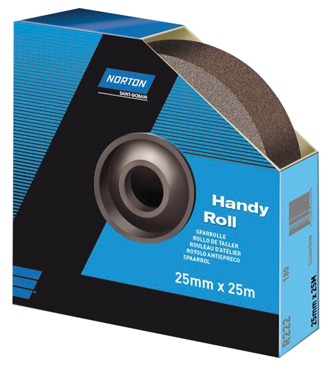 63642531817 Rotolo di carta vetrata Norton, grana Fine P100 RS 63642531817 Rotolo di carta vetrata Norton, grana Fine P100 RS