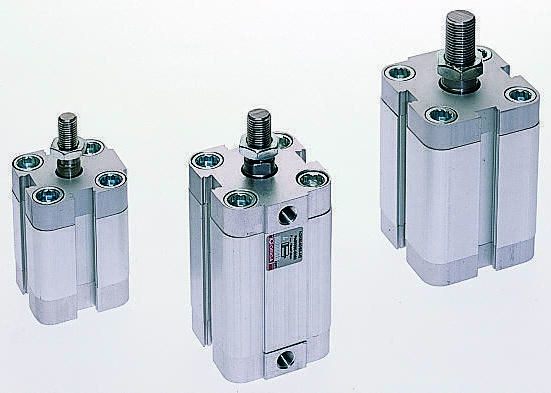 Parker Origa Pneumatic Compact Cylinder - 40mm Bore, 25mm Stroke, NZK Series, Double Acting