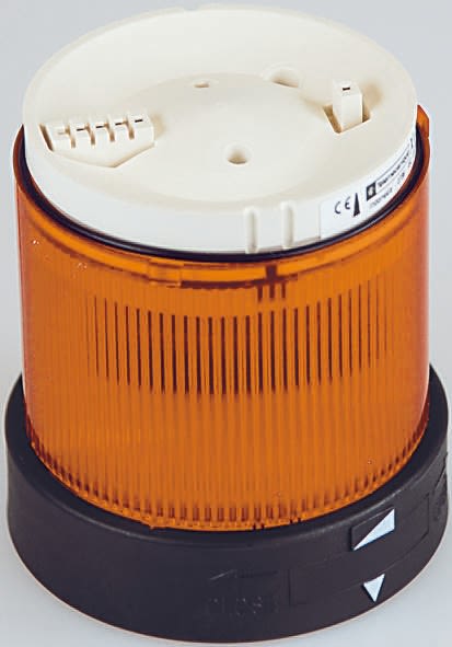 Schneider Electric Harmony XVB Series Amber Steady Effect Beacon Unit, 230 V ac, LED Bulb, AC, IP65