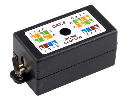 RS PRO Cat5 Punch Down Wiring Box, 2 Port, STP