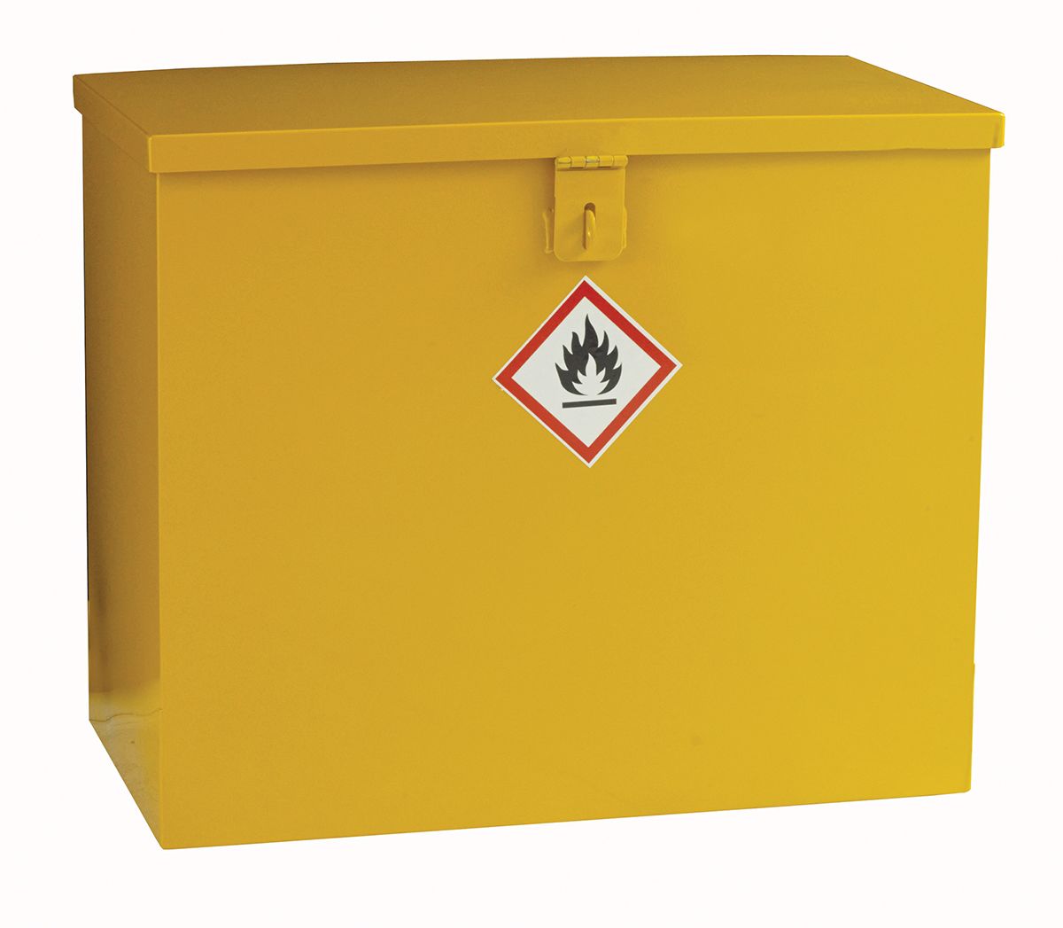 RS PRO Yellow Steel Lockable 1 Door Hazardous Substance 510mm