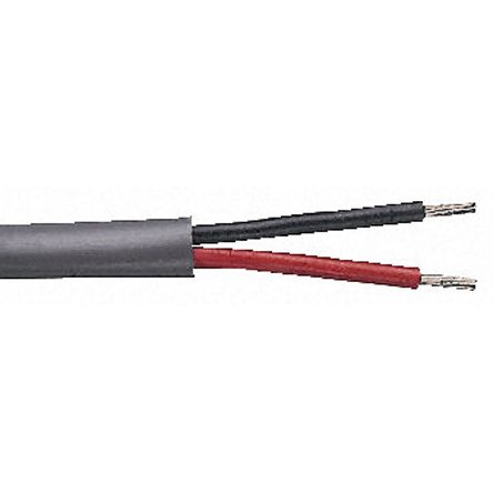 RS PRO 1 Pair Unscreened Multicore Data Cable, 0.9 mm², 20 AWG, 500m, Grey Sheath
