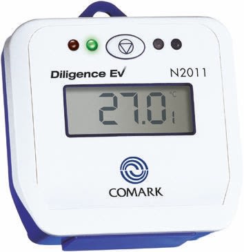 Comark N2011 Temperature Data Logger, 1 Input Channel(s), Battery-Powered
