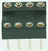 Winslow 2.54mm Pitch Vertical 32 Way, Through Hole Turned Pin Open Frame IC Dip Socket, 5A