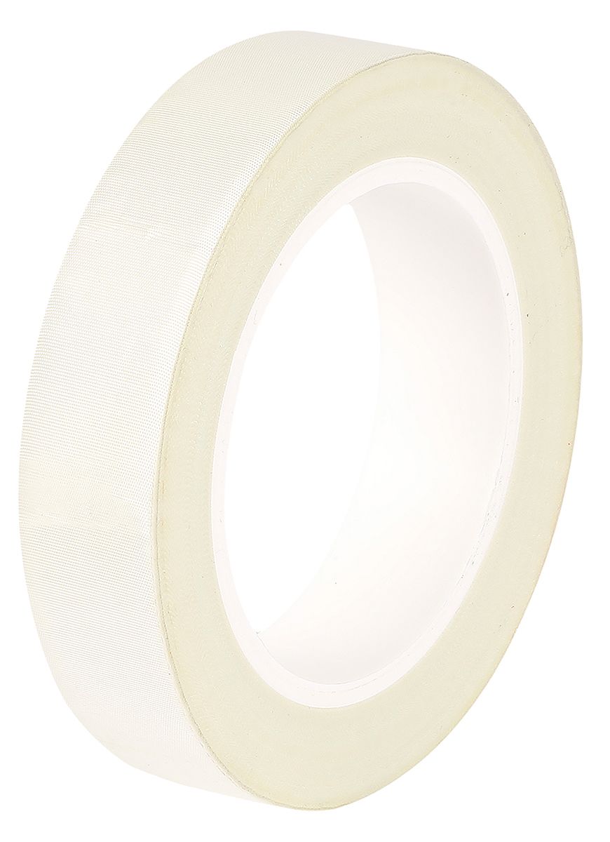 Advance Tapes AT4002 White Glass Cloth Electrical Tape, 12mm x 55m RS