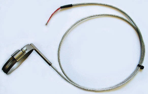 Reckmann PT100 Streifensensor Widerstandsthermometer Ø 6mm → +400°C