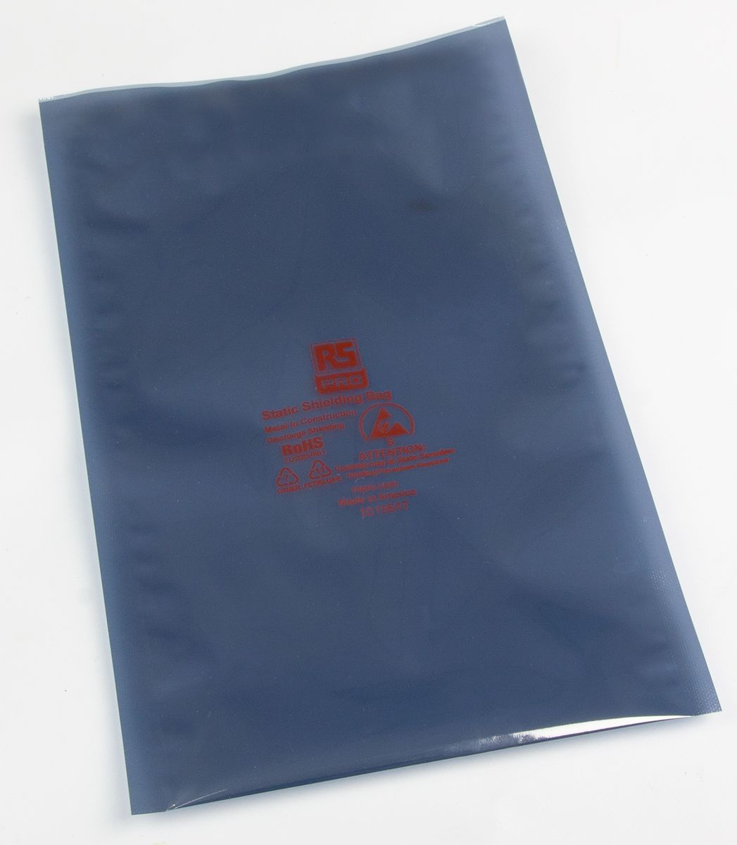 RS PRO Static Shielding Bag 279mm(W)x 381mm(L)