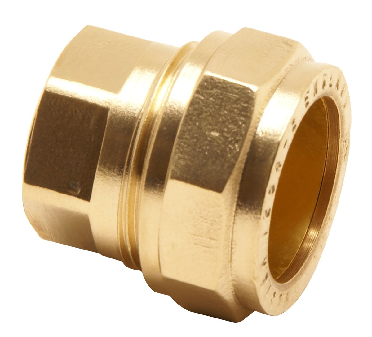 RS PRO Brass Compression Fitting End Stop