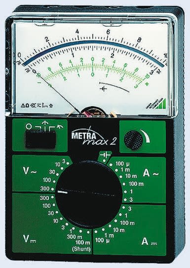 Multimètre analogique, Gossen Metrawatt METRAmax 2, 3A c.a./c.c., 300V, Etalonné RS