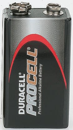 Duracell Alkaline 9V Battery 9V PP3