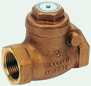 RS PRO Bronze Single Check Valve, BSPT 1-1/2in, 20 bar
