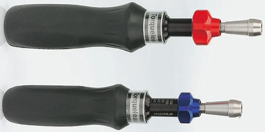 RS PRO 1/4 in Hex Pre-Settable Torque Screwdriver, 0.2 → 1.20Nm