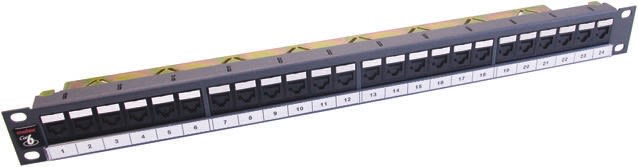 Molex Premise Networks PowerCat Series Cat6 24 Port RJ45 RJ Patch Panel FTP 1U