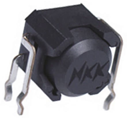 Interruttore inclinabile NKK Switches, montaggio Orizzontale