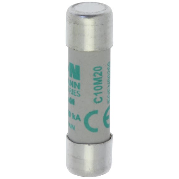 C10M20 | Eaton 20A Ceramic Cartridge Fuse, 10 x 38mm | RS