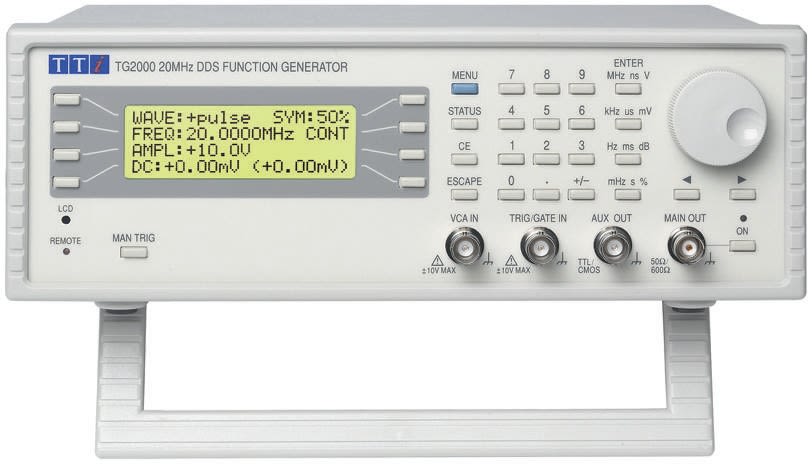 Generatore di funzioni Aim-TTi TG 2000, 20MHz max., mod. FM