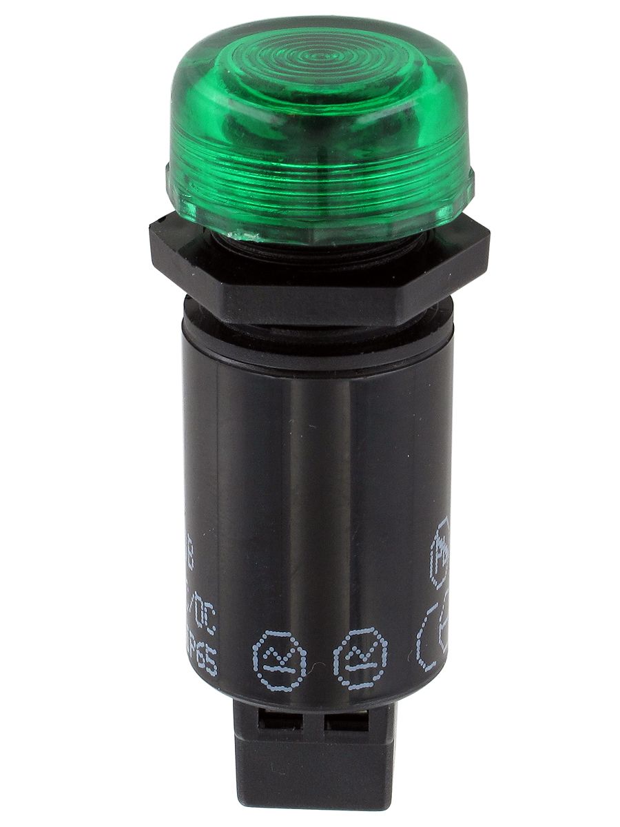 948GGOD | Voyant LED Lumineux Vert Sloan, Dia. 16mm, 24V, IP65 | RS