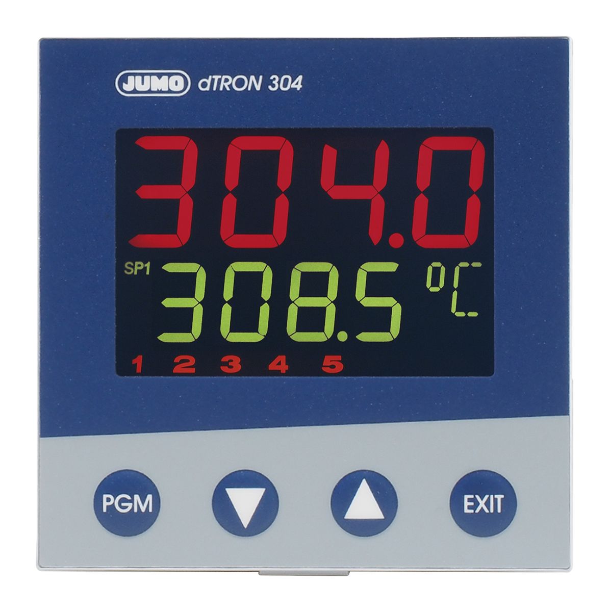 Jumo dTRON PID Temperaturregler, 4 x Logik, Relais Ausgang/ Universal Eingang, 110 → 240 V ac, 96 x 96mm