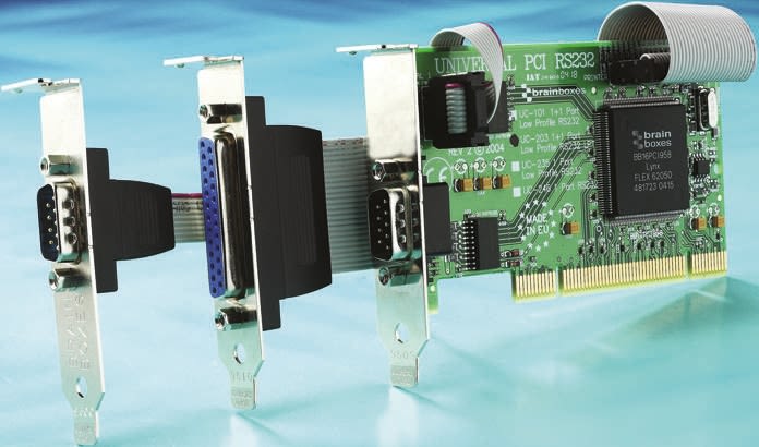 Tarjeta serie Brainboxes PCI Serie, 2 puertos LPT, RS232, 115.2kbit/s