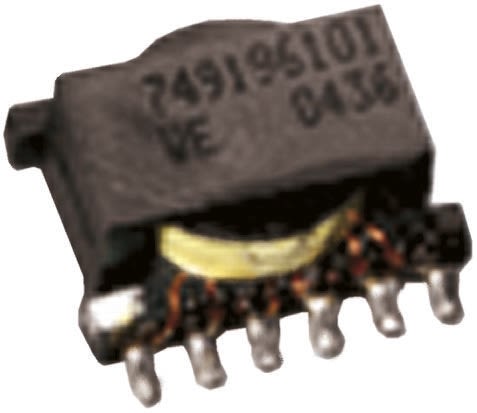 Wurth Elektronik Pulse Transformer 1:1:1:1:1:1 Turns Ratio