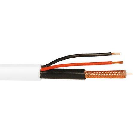 Cable Coaxial RG59 ABUS, 75 Ω, long. 50m Blanco