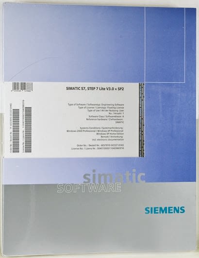 Siemens PLC-Programmiersoftware 3.0, zum Einsatz mit SIMATIC S7-300 Deutsch, Englisch, Französisch, Italienisch,