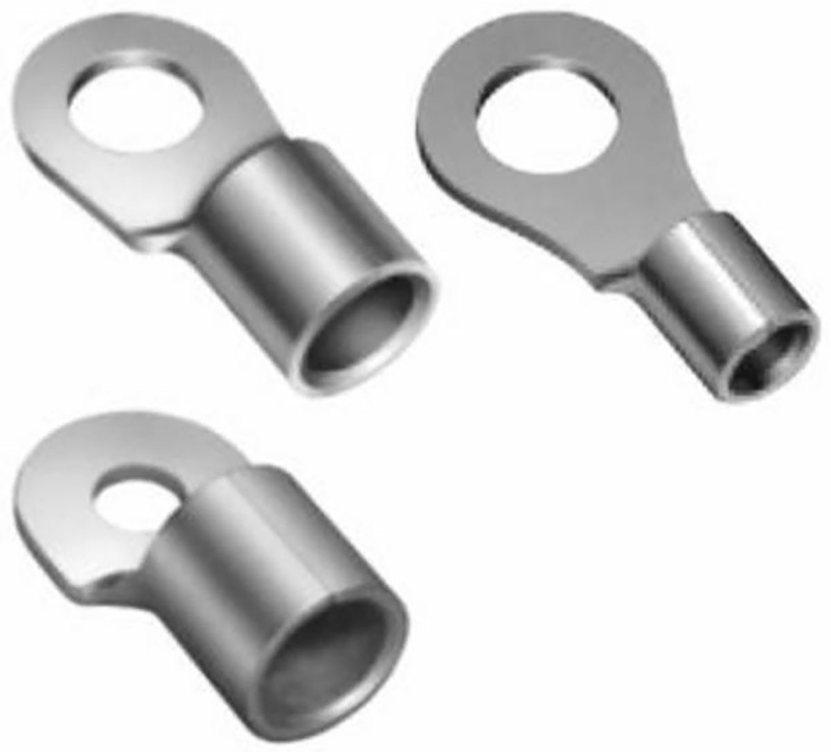 R5.54 JST Uninsulated Ring Terminal, 4mm Stud Size, 2.6mm² to 6.6mm²