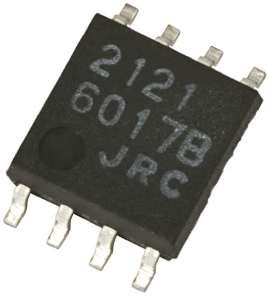 NJM2732M NISSHINBO, Op Amp, 1MHz, 3 V, 5 V, 8-Pin DMP
