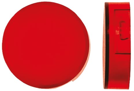 Red Round Push Button Lens for use with A16 Series LED/Incandescent Lamp Push Button Switch
