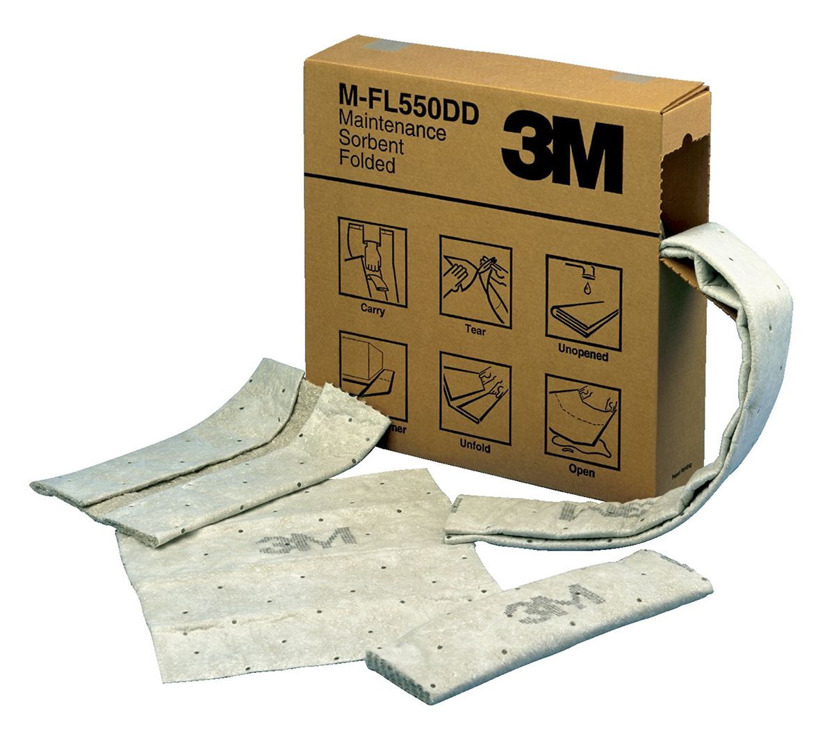 Multiformato absorbente de derrames 3M, capacidad de absorción 119 L, 3 por paquete